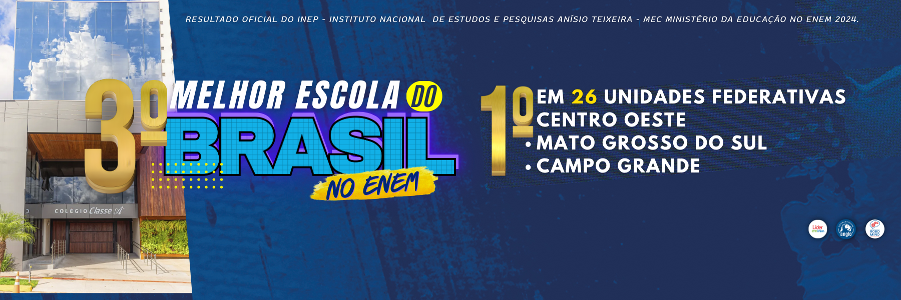 3ª Melhor Escola ENEM BRASIL